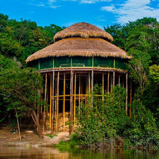 Höga stugor i Amazonas, Brasilien - Inca Tours